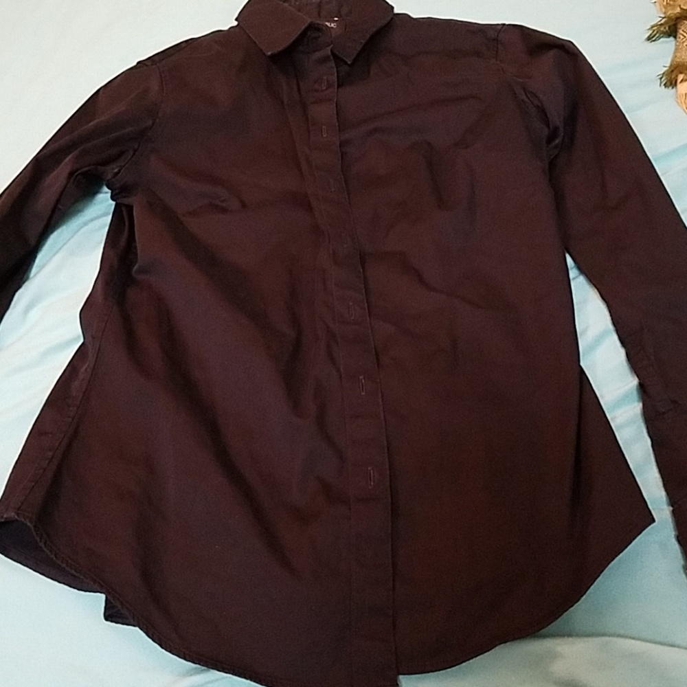 Black long sleeve button down
